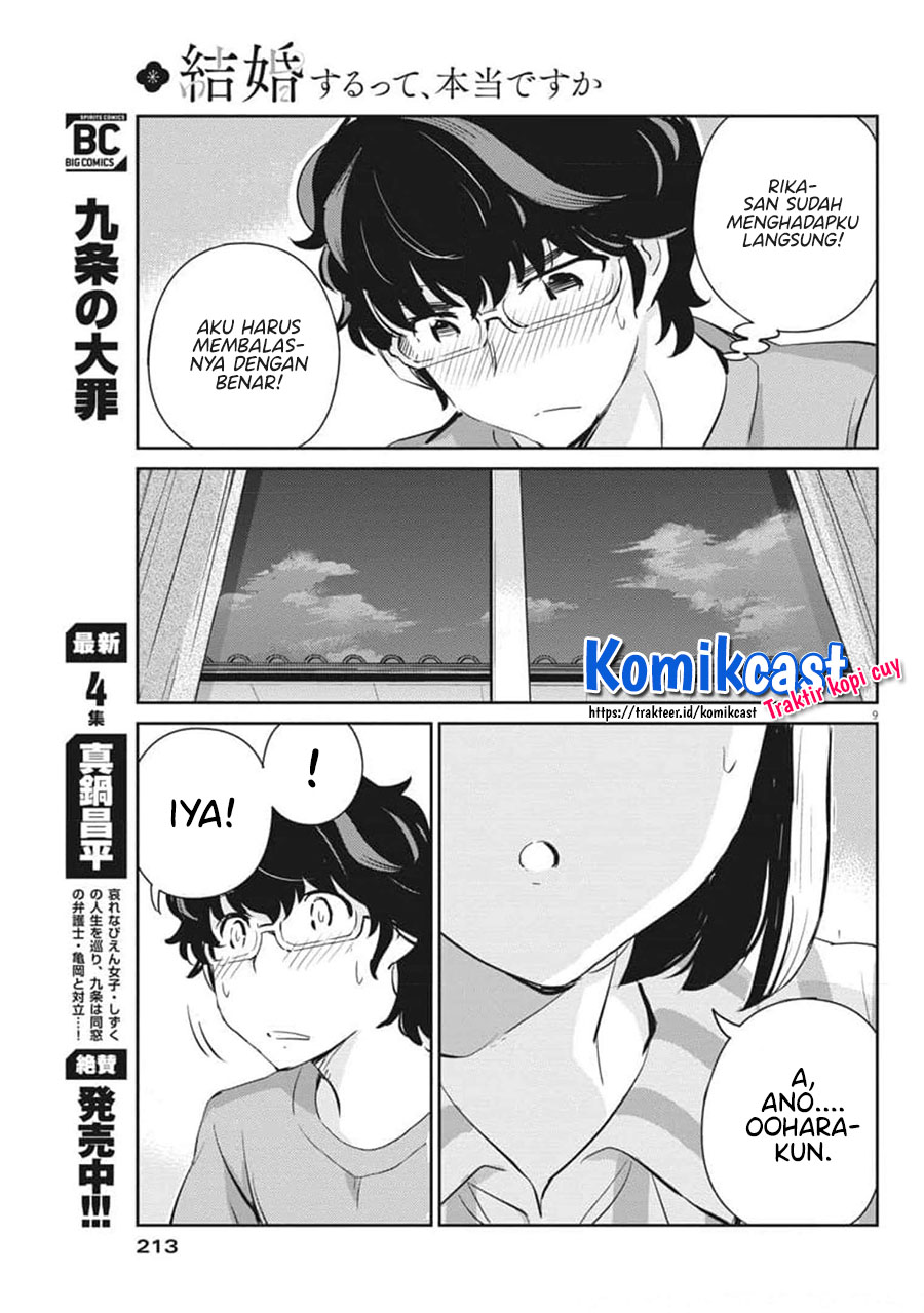 Kekkon Surutte, Hontou Desu ka? Chapter 61 Gambar 11